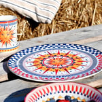 Baci Milano Dolce Vita Güneş Desenli Sunum Tabağı 32 Cm