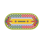 Baci Milano Dolce Vita Oval Tepsi 32 cm Porselen
