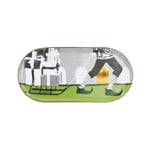 Baci Milano Elf Co Oval Tepsi Yeşil