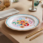Baci Milano Mamma Mia Çiçek Desenli Servis Tabağı 28 cm