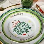 Baci Milano Mamma Mia Zeytin Dalı Desenli Tatlı Tabağı 22 cm