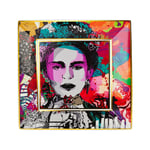Baci Milano Street Art Gift Servis Tabağı 25 cm x 25 cm Frida
