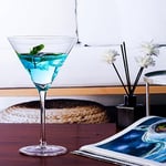 BACLIFE Martini Bardak Seti 4-8oz Coupe Cam Seti - El Üflemeli Kristal Kokteyl Bardakları - Bar, Martini, Kozmopolitan, Manhattan, Gimlet için Zarif Kokteyl Bardakları