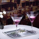 BACLIFE Martini Bardak Seti 4-8oz Coupe Cam Seti - El Üflemeli Kristal Kokteyl Bardakları - Bar, Martini, Kozmopolitan, Manhattan, Gimlet için Zarif Kokteyl Bardakları