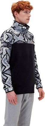 Bad Bear 21.02.21.007 Half-Zip Siyah Erkek Sweatshirt