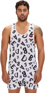 Bad Bear BLING TANK-TOP BEYAZ Erkek Atlet BEYAZ XL