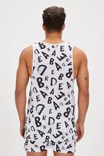 Bad Bear BLING TANK-TOP BEYAZ Erkek Atlet BEYAZ L
