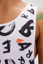 Bad Bear BLING TANK-TOP BEYAZ Erkek Atlet BEYAZ XL