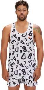 Bad Bear BLING TANK-TOP BEYAZ Erkek Atlet BEYAZ S