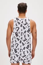 Bad Bear BLING TANK-TOP BEYAZ Erkek Atlet BEYAZ M
