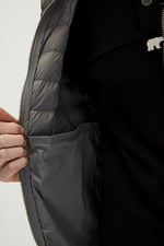Bad Bear Erkek Gümüş Ekose Detaylı Mıner Vest Yelek