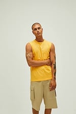 Bad Bear Erkek Hardal Atlet Trıbe Tank-Top