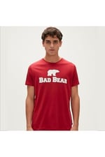 Bad Bear Erkek Kırmızı Bisiklet Yaka Tişört, 3XL, 190107002-LVAOS