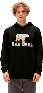 Bad Bear Erkek Siyah Hoodie Brand Hoodıe