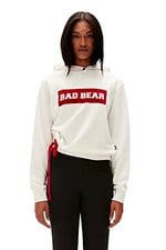 Bad Bear Flog Beyaz Kadın Kapüşonlu Sweatshirt Hoodie M