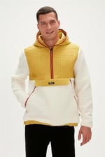 Bad Bear Leonard Half-Zip Plush Jacket Siyah Erkek Sweatshirt