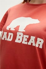 Bad Bear Logo Kadın Tişört 21.03.07.010-C109