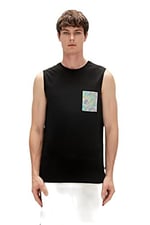 Bad Bear Monstera Tank-Top Baskılı Erkek Atlet, 91-230123004-2
