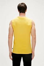 Bad Bear Monstera Tank-Top Hardal Desenli Erkek Atlet M Beden