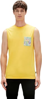 Bad Bear Monstera Tank-Top Hardal Desenli Erkek Atlet M Beden