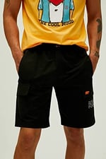 Bad Bear Normal Bel Baskılı Siyah Erkek Kargo Şort - 22.01.11.001 Albany Short S