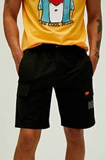 Bad Bear Normal Bel Baskılı Siyah Erkek Kargo Şort - 22.01.11.001 Albany Short S