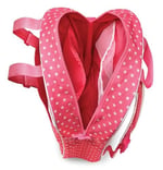 Badger Basket Bebek seyahat sırt çantası ile pelüş Freund-fach – Pembe/Star (American Kız bebekleri için uygun)