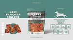 Baffs Naturals Dana Gırtlak Atıştırmalık%100 Doğal Köpek Ödül Maması 100 gr (100 Gr x 1 Adet)