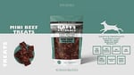 Baffs Naturals Dana Mini Ödül%100 Doğal Köpek Ödül Maması 100 gr (100 Gr x 1 Adet)