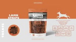 Baffs Naturals Kuzu Et Çubuk 100% Doğal Köpek Ödül Maması 100 gr (100 Gr x 1 Adet)
