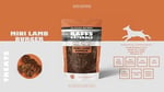 Baffs Naturals Kuzu Mini Burger 100% Doğal Köpek Ödül Maması 100 gr (100 Gr x 1 Adet)
