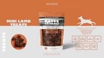 Baffs Naturals Kuzu Mini Ödül 100% Doğal Köpek Ödül Maması 100 gr (100 Gr x 1 Adet)