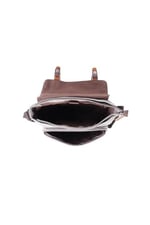 Bagacar Kanvas Kumaş Laptop Bölmeli Unisex Çapraz Çanta Gri