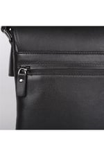 Bagacar Legend Leather 4262 Siyah Erkek Postacı Çapraz Hakiki Deri Çanta