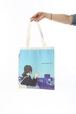 Baghashtag Anime Kız Be Happy Baskılı Bez Çanta