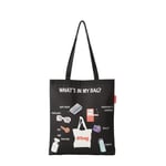 Baghashtag What is in My Bag Baskılı Bez Çanta