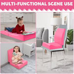 BALAPET Çocuklar için Saç Yıkama İstasyonu, Çocuklar için Şampuan Köpük Mat Rahat Destek için Ergonomik Tasarım Lavaboda Saç Yıkama Matı Taşınabilir Katlanabilir Şampuan Buddy Havzası Temel (Gül
