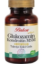 Balen Glukozamin & Kondroitin & MSM & Boswellia 60 Tablet