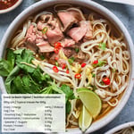 BAMBOO LADY Pirinç Çubuk Eriştesi 5mm, Vietnam Menşeli, 400G (Vietnamese Rice Stick Noodle)