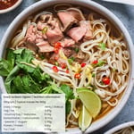 BAMBOO LADY Pirinç Çubuk Eriştesi 5mm, Vietnam Menşeli, 400G (Vietnamese Rice Stick Noodle)