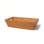 Bambu Ekmek Sepeti 23x13x7cm, Evonox Bambu Ekmeklik, Bambu Ekmek Sunumluk