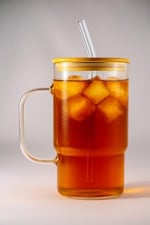 Bambu Kapaklı Isıya Dayanıklı Cam Bardak | 1000ml Şeffaf Mug + Cam Pipet | Sıcak & Soğuk İçecekler için Şık Minimalist Tasarım | Kahve, Çay, Smoothie, Buzlu İçecekler İçin İdeal