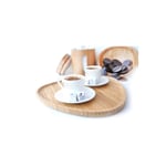 Bambum Macchiato Üçgen Tepsi Büyük