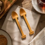 Bambum Magi Çay Kaşık - Bambu Çay Kaşığı 6 Lı