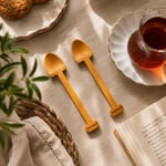 Bambum Magi Çay Kaşık - Bambu Çay Kaşığı 6 Lı