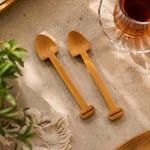 Bambum Magi Çay Kaşık - Bambu Çay Kaşığı 6 Lı