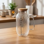 Bambum Nytro Bambu Kapaklı Cam Sürahi 1000ml