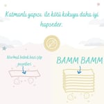Bamm Bamm 16L Korbell Çöp Kutuları İle Uyumlu 750 Adet Bebek Bezi Kapasiteli Çöp Poşeti