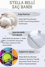 Bandana%100 Pamuk Bukle Havlu, Cırt Bant Biyeli | Sporcu Ter, Saç Makyaj Bandı, Cilt Bakımı | Beyaz