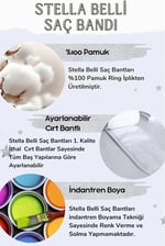 Bandana%100 Pamuk Bukle Havlu, Cırt Bant Biyeli | Sporcu Ter, Saç Makyaj Bandı, Cilt Bakımı | Beyaz